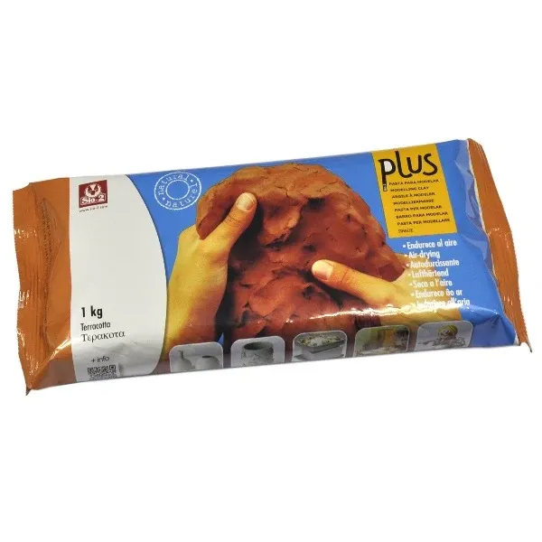 Sio Plus - Airdrying Clay - 1kg - Terracotta Product Code: 20330010
