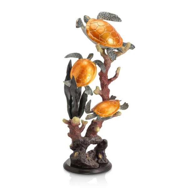 Sea Turtles & Coral Seascape By SPI Home | Home Accents | Modishstore