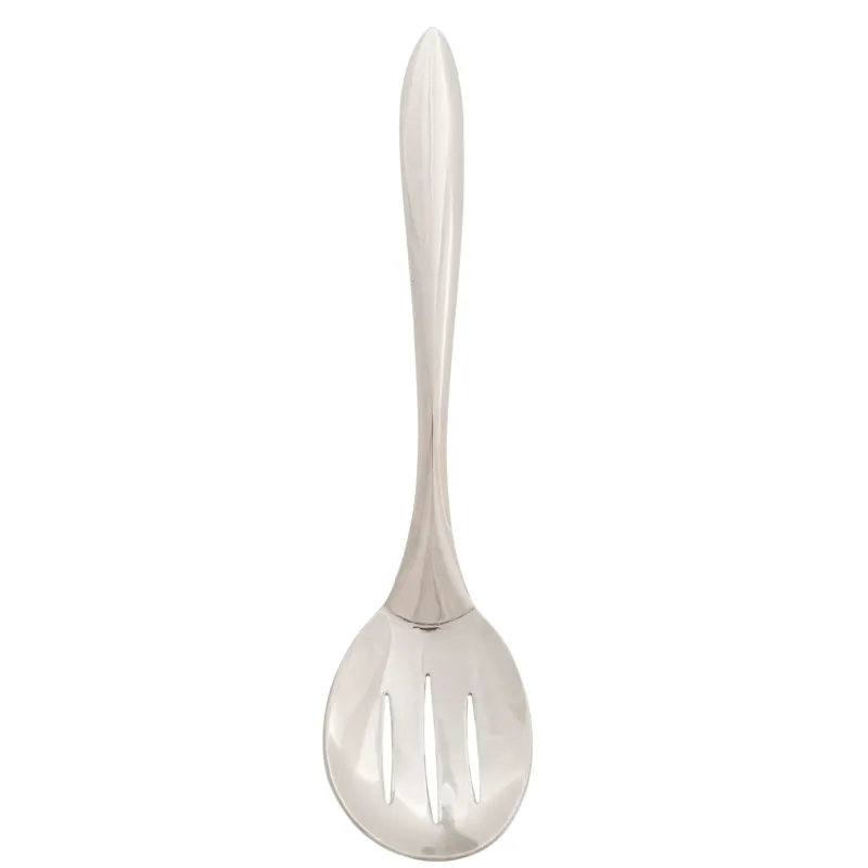 Browne | Eclipse Slotted Serving Spoon, Mirror Finish - ChefEquipment.com