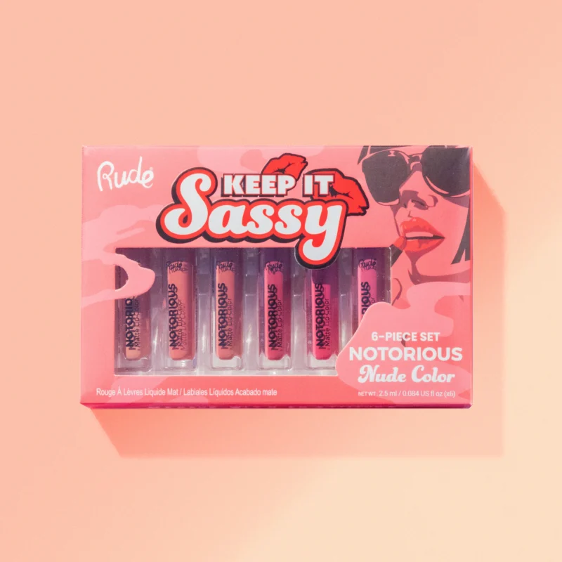 Keep It Sassy 6 Lip Color Set - Nude
