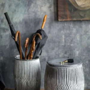 Vagabond Vintage Galvanized Dolly Seats/Planters | Modishstore | Planters, Troughs & Cachepots